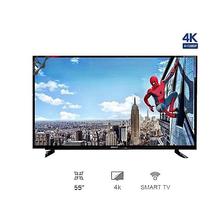 WEGA 55 Inch 4K Smart DLED TV Double Glass - (Black)