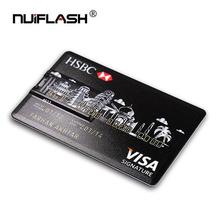 Credit Card USB Flash 8GB 4GB 16GB cle USB 2.0 flash stick