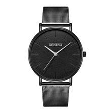 Top Brand Luxury Quartz Watch men Casual Black Japan quartz-watch stainless steel Wooden Face ultra thin clock male New #4M28#F