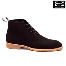 Caliber Shoes Grey Lace Up Lifestyle Boots For Men - ( CS 634 SR)