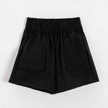 CHINA SALE-   Woolen shorts 2020 new women's high waist