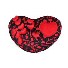 3D Black Love Cushion