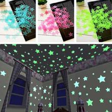 100pcs/set Fluorescent Luminous Kids Bedroom Storage Rooms