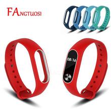 Double color mi band 2 accessories strap miband 2 replacement silicone wrist strap for xiaomi mi 2 smart bracelet wristband