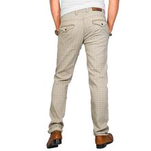 Virjeans Stretchable Cotton Check Chinos Pant for Men (VJC 712) White