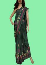 Ageri Soft Georgette Saree (Green)