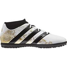 Adidas Black/Gold Ace 16.3 Primemesh Turf Shoes For Men - AQ3432