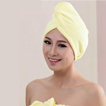 Women Bathroom Super Absorbent Quick-drying Thicker microfiber Bath Towel Hair Dry Cap Salon Towel