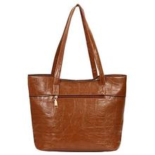 LULU CLAIRE Pu Leather Brown Ladies Handbag