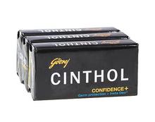 Cinthol Confidence + soap pack of 3 (75gm)