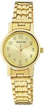 Sonata  8976Ym06 Gold Dial Analog Watch For Women - Gold