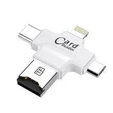 4 in 1 otg Card Reader Type C Lightning Micro TF Card adapter for iPhone and Android