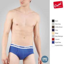 Crystal Rib Brief For Men CA-104 - (Color May Vary)