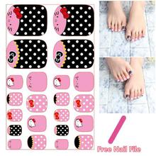 Multiple Colour Design Nail Art Sticker Self Adhesive Toe Decals