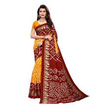 Anni Designer Women's Art silk with blouse piece Saree