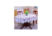 152 x  228 Cm Floral Print Design Waterproof Oval Shaped Table Cover Table Cloth