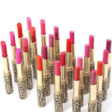 12pcs Colors Leopard Lipstick Lip Gloss Long Lasting Cosmetic Makeup