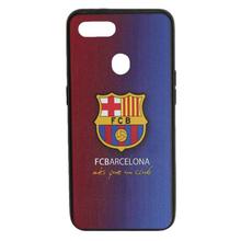 Multicolored FC Barcelona Printed Mobile Back Cover For Oppo F9 Pro