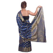 Banarasi Silk Saree with Zari Work & Heavy Border - 5002