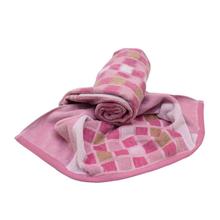 Lira check 70 x 145 cm bath towel (Light Pink)