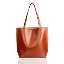 Mammon Women's Tote Handbag (plain-tan,35x35 Cm)