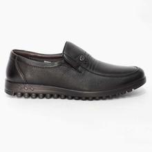 11122 Slip On Leather Formal Shoes For Men- Black