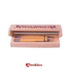 ARCHIES Best Wishes Wooden Pen Box with 1 Pen