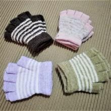 Kids Winter Knitted Half Finger Gloves (Pack of 2)