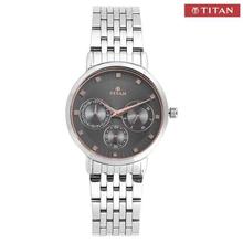 Titan Black Dial Chronograph Watch For Women-2569SM04