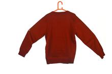 Men Knitted Design Sweater – Maroon