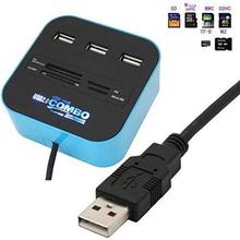 MacNgrid 3 Ports USB Hub Combo 2.0 Micro Card Reader Multi USB