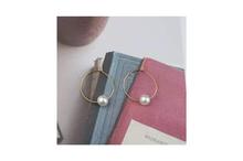 Hoop Circle Ear Clip Pearl Stud Earring Jewelry