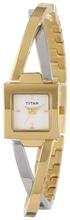 Titan Work Wear Analog White Dial Women's Watch 9852BM01