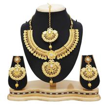 Sukkhi Modish Temple Gold Plated Necklace set For Women