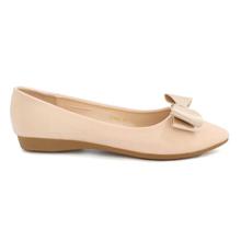 DMK Pink Bowed Closed Shoes For Women - 97163