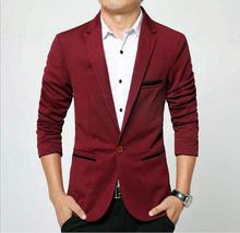 Men's High-Quality Cotton Slim Fit Blazer