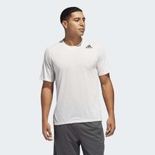 Adidas White FreeLift Sport Prime Heather Training T-Shirt For Men - DU5235