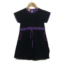 Red 100% Cotton Dress For Girls - CDR 3094