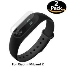 Pack Of 2 HD Film Anti-Scratch Screen Protector For Xiaomi Miband 2 Smart Strap Wristband