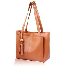 women marks Women's Tan PU Handbag