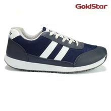 Goldstar Blue/Grey Lace-up Sport Shoes For Men