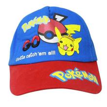 Blue/Red Pokemon Printed Cap For Babies - Unisex