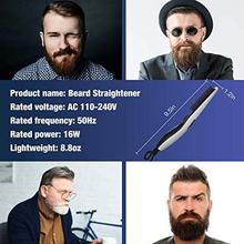 BELZER Beard and Hair Straightening Brush Electric Comb