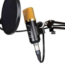 USB Condenser Microphone Sound Recording Audio Studio Brocasting w/ Tripod Stand