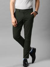 Olive Green Slim Fit Chino Trousers