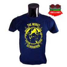 One Piece The Worst Generation Navy Blue T-Shirt for Men