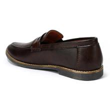 Coffee Brown Slip On Casual Shoes For Men