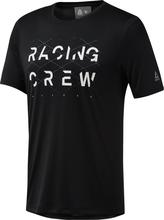 Kapadaa: Reebok Black Run Essentials Crewneck T-Shirt For Men – DW6046