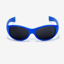 Black Lens Oval Framed Sunglasses For Kids - Blue