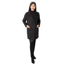 Single Buttoned Designed Long Coat For Women